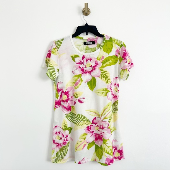 Reformation Tops - Reformation Floral Tropical Oversized T-Shirt/Tunic Shirt Size Small (S)